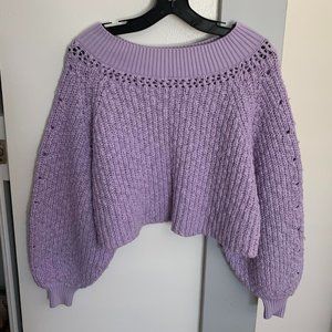 Used Free People Sweater (Lavender)